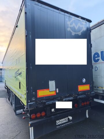 Semirremolque abierto con toldo Schmitz Cargobull S01 QuickSlide Liftachse Palettenanschl