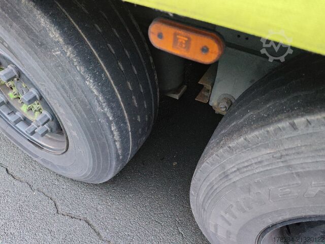 Semirremolque abierto con toldo Schmitz Cargobull S01 QuickSlide Liftachse Palettenanschl