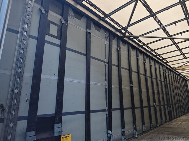 Semirremolque abierto con toldo Schmitz Cargobull S01 QuickSlide Liftachse Palettenanschl