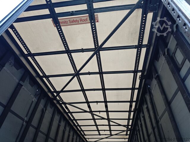 Semirremolque abierto con toldo Schmitz Cargobull S01 QuickSlide Liftachse Palettenanschl