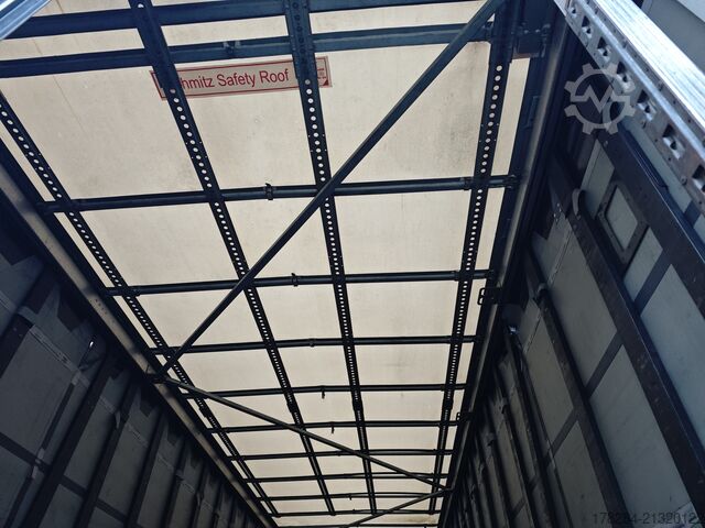 Semirremolque abierto con toldo Schmitz Cargobull S01 QuickSlide Liftachse Palettenanschl