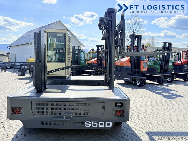 Sivulastaustrukki Hubtex S50D TRIPLEX 6300 FREE-LIFT PLATFORM1600