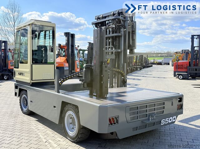 Sivulastaustrukki Hubtex S50D TRIPLEX 6300 FREE-LIFT PLATFORM1600