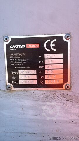 UMP Technika BP 600 A Brikettierpresse UMP Technika BP 600 A