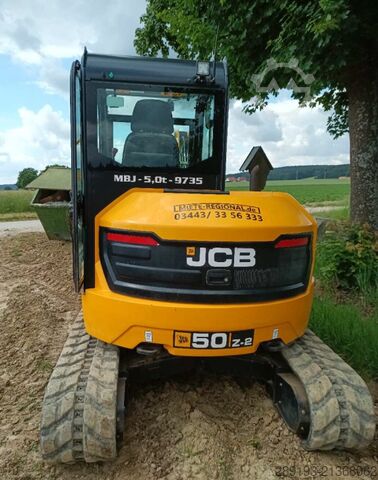 迷你挖掘机 JCB 50 Z2 Diesel 5t + 3 Löffel