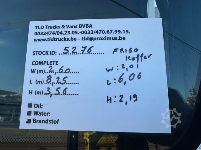 Transport refrigerat/congelat MAN TGM 15.250 **EURO5-BELGIAN ORIGNE-