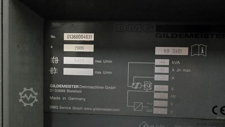 CNC sústružnícko-frézovacie centrum DMG Gildemeister CTX 410 V3