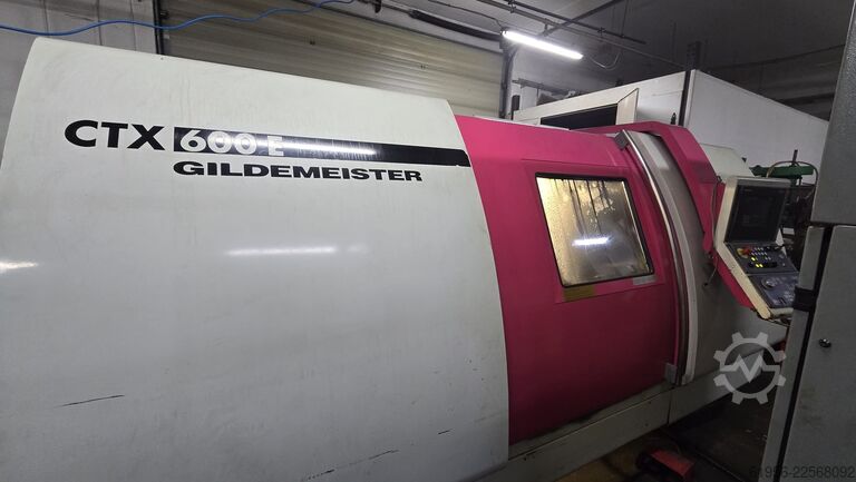 CNC sústružnícko-frézovacie centrum Gildemeister CTX 600E V3