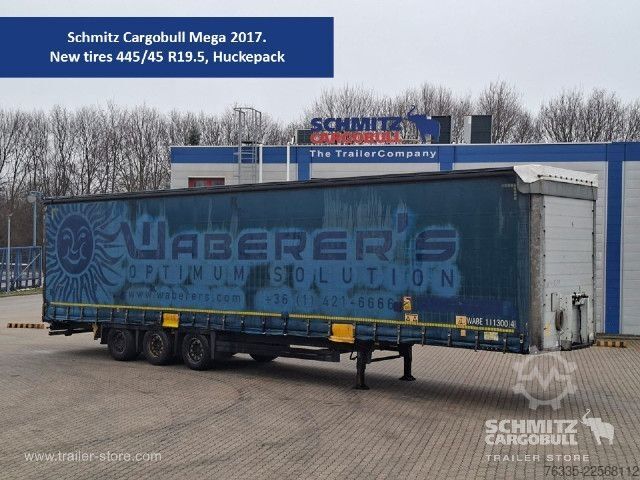 Semirremolque abierto con toldo Schmitz Cargobull Curtainsider Mega