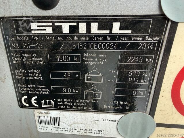 지게차 Still RX 20-15