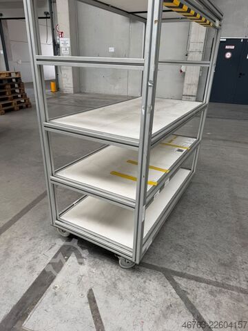 Komisionerska kolica od aluminijuma  