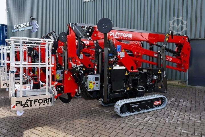 Platformă de lucru telescopică articulată PLATFORM BAS Spider 18.90 PRO CE Declaration, Vali