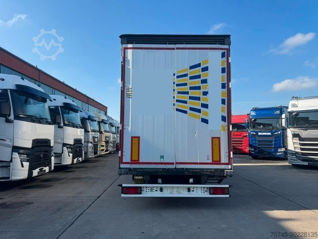 Platós teherautó ponyvával DAF XF 480**2 X TANK*SUPER SPACE CAP*KOMPLETT