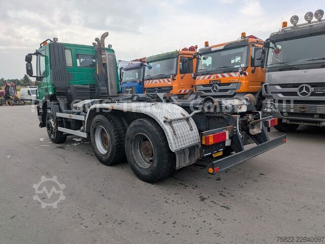 Camión portacontenedores de gancho IVECO Trakker 410 / 6X4 / Full steel / Manual Retarder