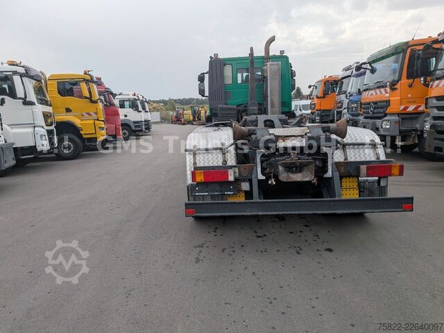 Camión portacontenedores de gancho IVECO Trakker 410 / 6X4 / Full steel / Manual Retarder