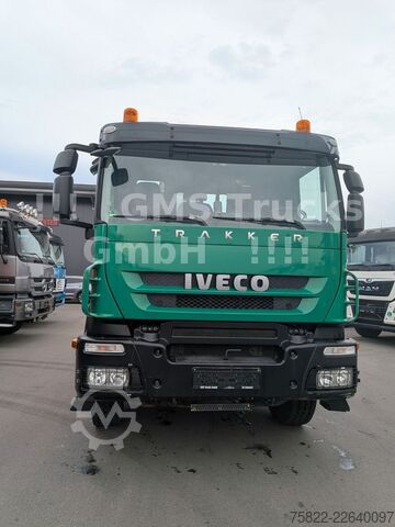 Camión portacontenedores de gancho IVECO Trakker 410 / 6X4 / Full steel / Manual Retarder