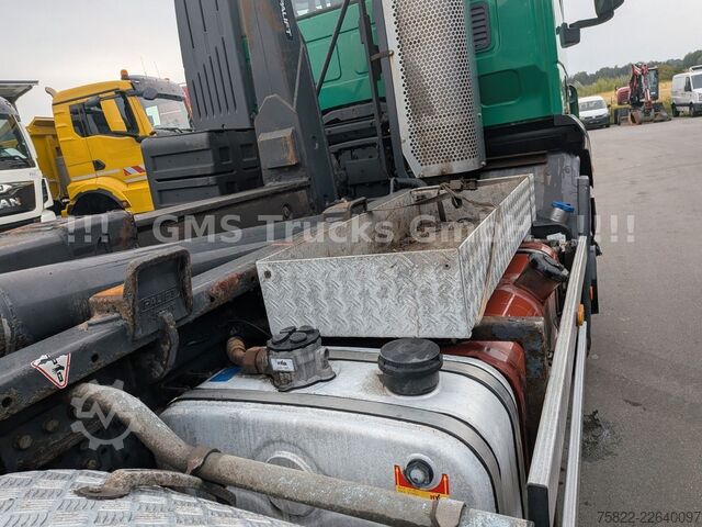 Camión portacontenedores de gancho IVECO Trakker 410 / 6X4 / Full steel / Manual Retarder
