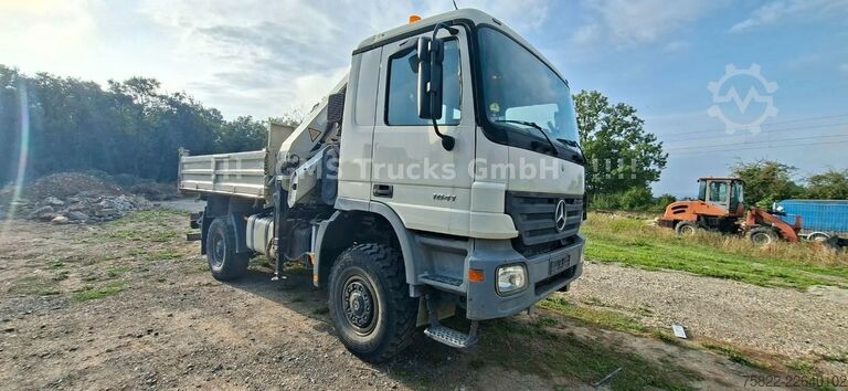 Otro MERCEDES-BENZ Actros 1841 / 4X4 / Kipper+ 16m Kran / WENIG KM