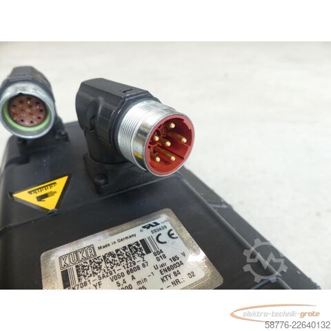  KUKA 1FK7081-5AZ91-1ZZ9-Z S04 Servomotor SN: YFV050660867018