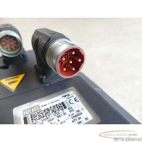  KUKA 1FK7081-5AZ91-1ZZ9-Z S04 Servomotor SN: YFVN50666135025