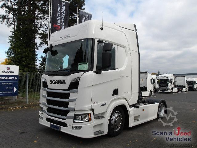 หัวลากปริมาตร Scania R460 EB - MEGA EDiTiON - HIGHLINE - ACC - 2x TANKs