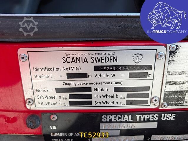 SZM tiêu chuẩn Scania 164 G164-580