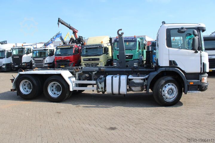 Sistema de brazo de gancho Scania P124-360 + HOOK + 6X2 + MANUAL + EURO 2