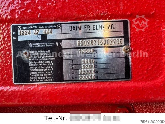 Outros MERCEDES-BENZ 1224 AF SK LF16/12 4x4 ohne Heckpumpe orig 23tkm