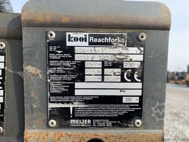 Teleskopinės šakės Kooi RG4-45-1550