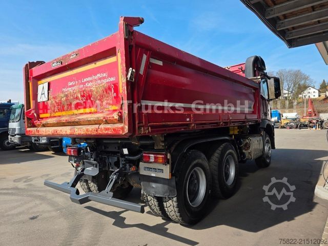 Truk bak dump tiga sisi MERCEDES-BENZ Arocs 2643 / 6X4 / Ret / Meiller BORDMATIK