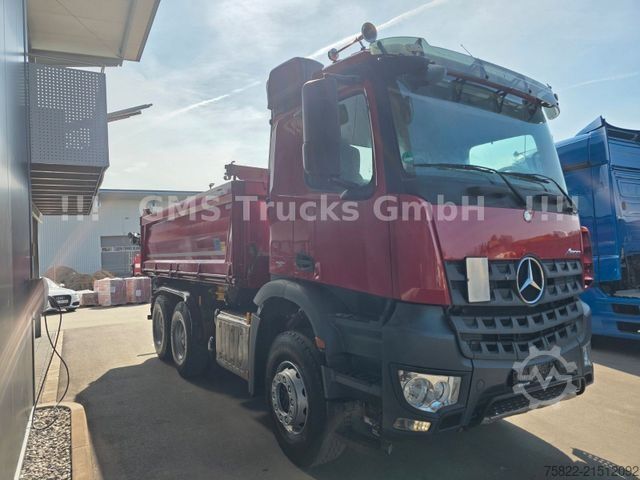 Truk bak dump tiga sisi MERCEDES-BENZ Arocs 2643 / 6X4 / Ret / Meiller BORDMATIK