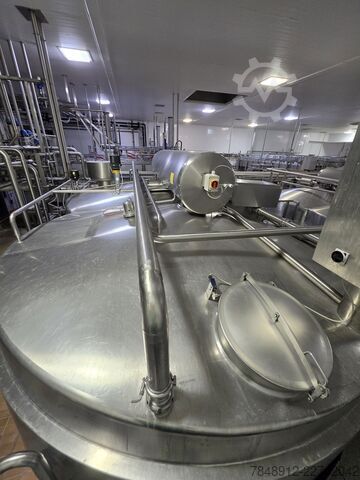 מפעל לייצור גבינה Complete Cheese Manufacturing Plant 36.0T of Cheese in 24Hrs