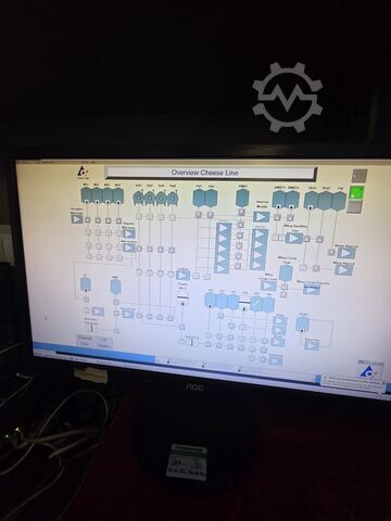 מפעל לייצור גבינה Complete Cheese Manufacturing Plant 36.0T of Cheese in 24Hrs