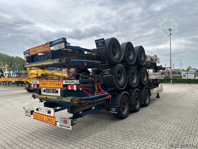 Transport av containrar Krone stack of 3x 2013/2014 KRONE 40FT/45FT chassis /...