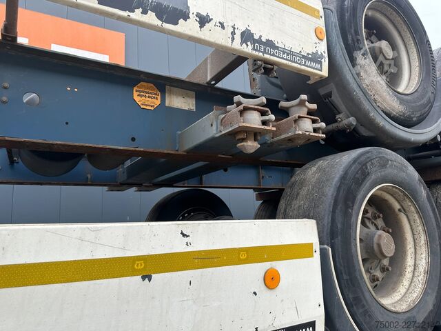 Transport av containrar Krone stack of 3x 2013/2014 KRONE 40FT/45FT chassis /...