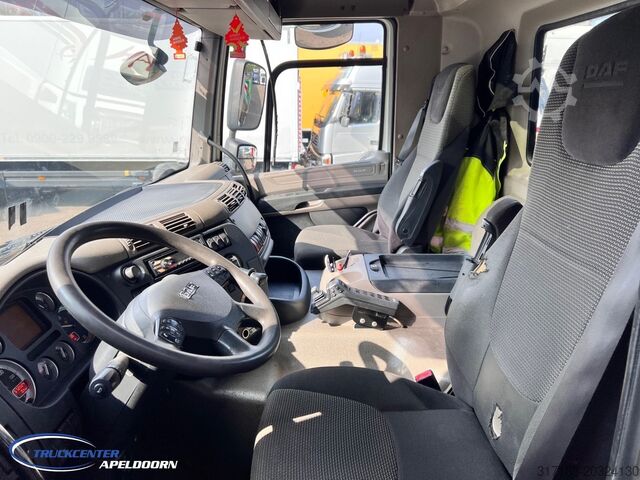 Hakenarmsystem DAF CF 85.410 ATE, Hiab 166-3, 6x4 Big axle, Steel ...