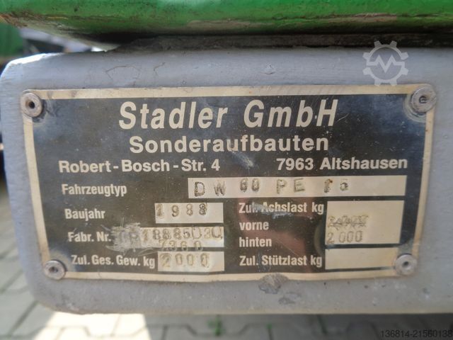 Kitas Stadler DW 60 PE15 Drehstromaggregat