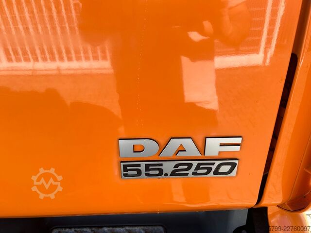 شاحنة قلابة ثلاثية الجوانب DAF 16.250LF Meiller 3-Skipper +MKG HLK106-HP Kran