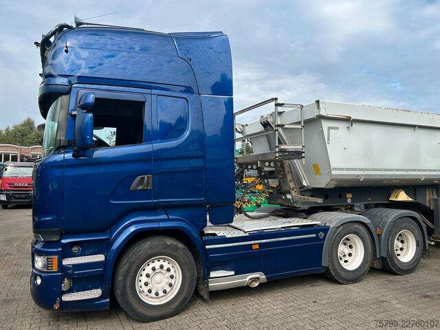 وحدة جرار قياسية SCANIA R 580 V8 SZM TOPLINE mit Hydrl. Pumpe 6x4