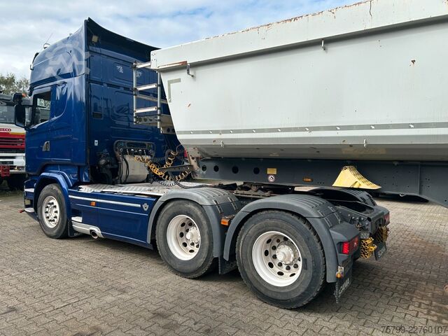 وحدة جرار قياسية SCANIA R 580 V8 SZM TOPLINE mit Hydrl. Pumpe 6x4