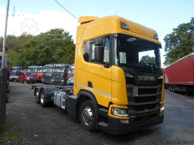 Autocamion cu caroserie interschimbabilă SCANIA R 410/ BDF/ Lenkache/Retarder