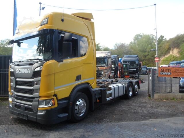 Autocamion cu caroserie interschimbabilă SCANIA R 410/ BDF/ Lenkache/Retarder