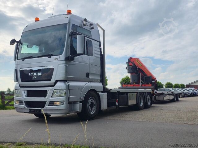 Camião-grua MAN TGX 26.400 6x2 KRAANWAGEN!!PALFINGER 34TM !! AF...