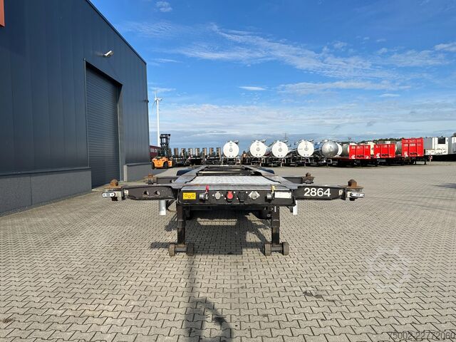 Transporte de contentores Van Hool 20FT/30FT ADR CHASSIS / empty weight: 3.500kg /...