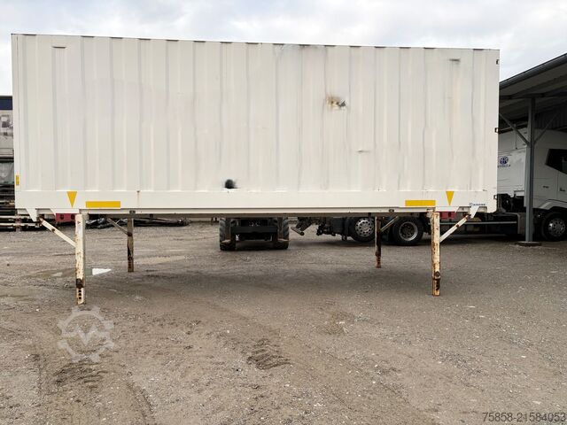 Swap body with box structure Krone BDF Stahl Wechselkoffer Türen