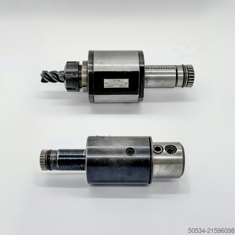 Držiak nástroja Traub-kompatibel VDI 40 Axial - Set (ER32 & Weldon 25)