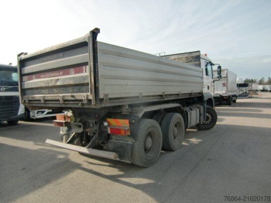 Three-sided tipper truck MAN TGA 26.360 6X4 KIPPER, MANUEL, E3 SCHWARZMüLLER 3-SEITENKIPPER