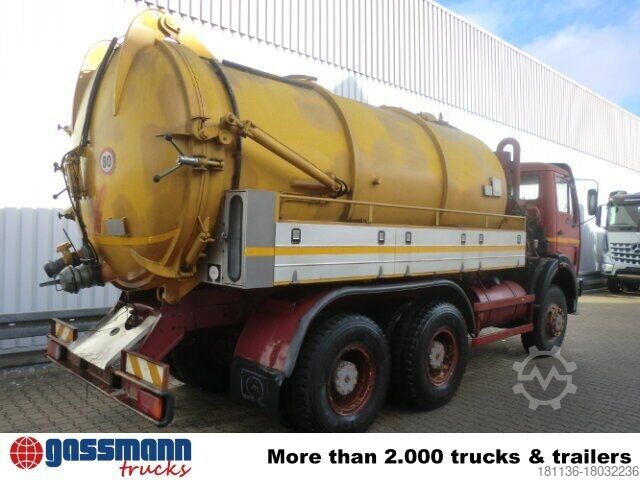 Truk tangki  MORO SPA Saugaufbau ca. 14m³, Kippbar