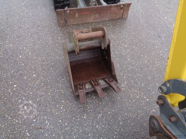 Minigraver WACKER 803 Mikrobagger SW + 2 x Löffel Dualpower