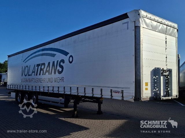 Brandalı açık yarı römork Schmitz Cargobull Curtainsider Standard Getränke